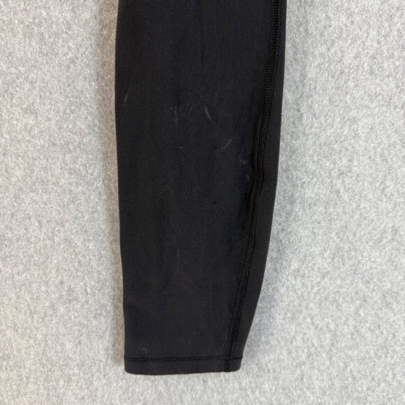 Lululemon Black Crop‎ Leggings Criss Cross Pure Practice Pant High Waist Size 6 - Picture 6 of 16
